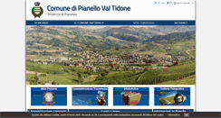 Desktop Screenshot of comunepianellovaltidone.it