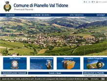 Tablet Screenshot of comunepianellovaltidone.it
